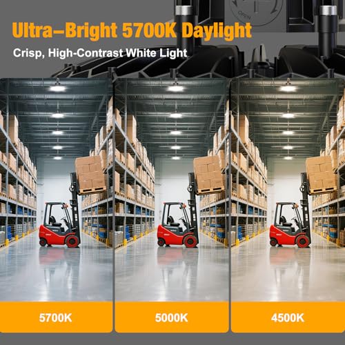 300W UFO LED High Bay Light 5700K 45000LM LED High Bay Shop Lights