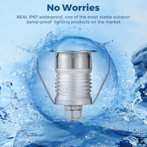Outdoor Recessed LED Lights (6 Count)