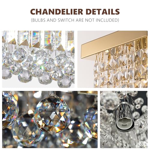 59 inch Modern Crystal Chandelier (13 Count)