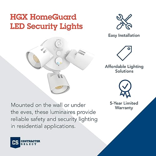 HomeGuard 3 Light LED Outdoor Flood Lights