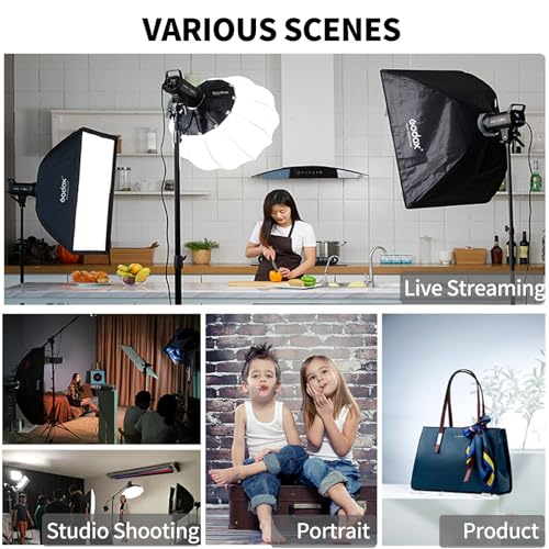 2Pack SL60W Studio LED Video Light Kit for Photography (2 Count)