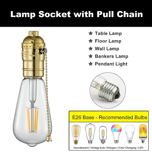 Lamp Socket with Pull Chain