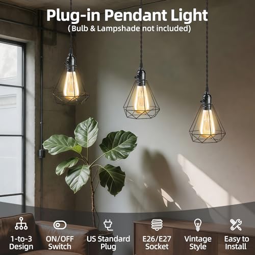 Plug in Pendant Light Cord Kit