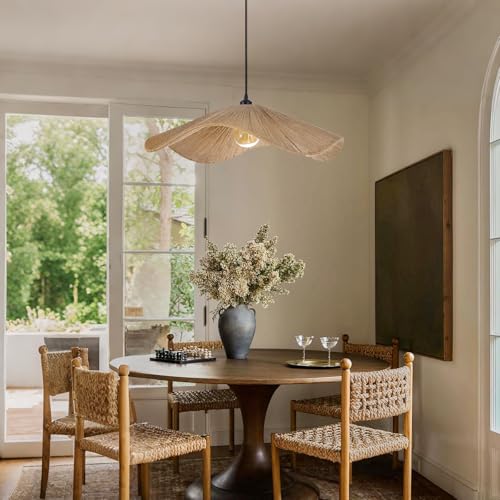 25.5" Boho Twine Pendant Lamp Shade