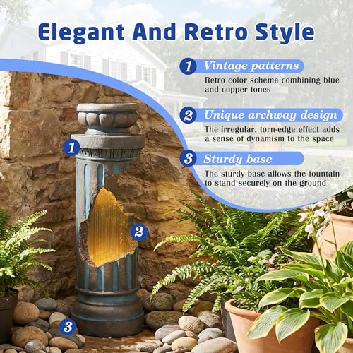 32" H Water Fountain