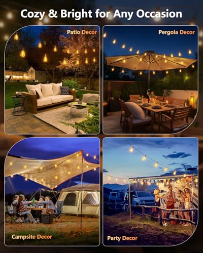 175FT Solar String Lights Outdoor
