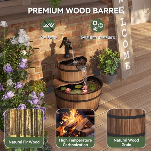 2 Tier Outdoor Water Fountain