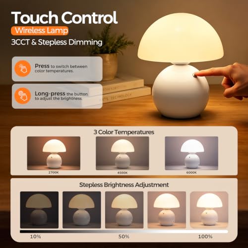 Wireless Mushroom Lamp