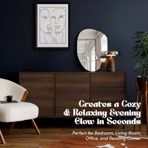 Aesthetic 9” Table Lamp for Living Room
