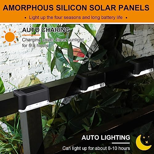 32 Pcs Solar Deck Step Lights Outdoor (32 Count)