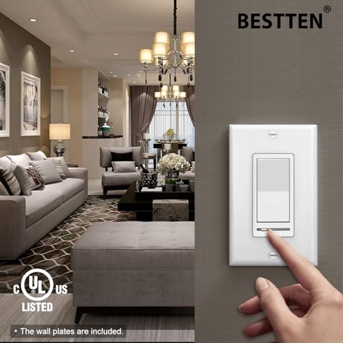 6PK Dimmer Light Switch (6 Count)
