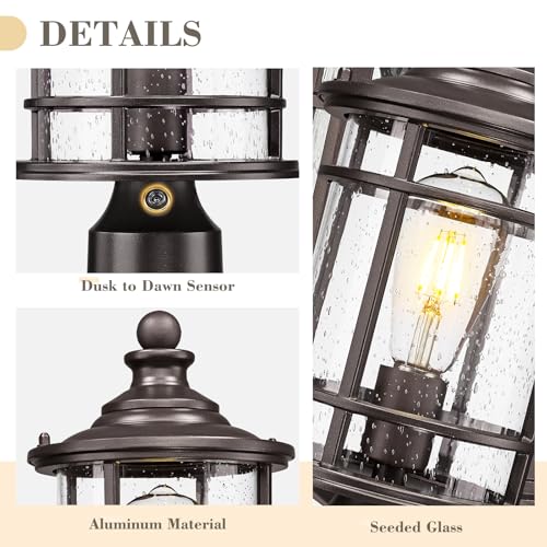 Dusk to Dawn Outdoor Post Light