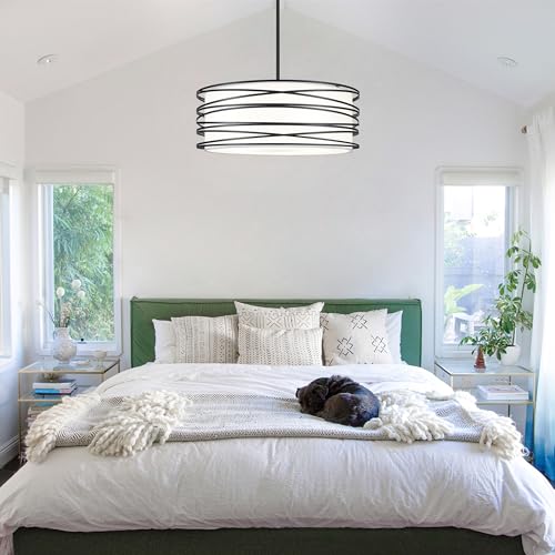 19.7" Black Pendant Light 5