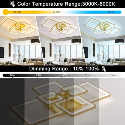 Modern LED Ceiling Light Dimmable