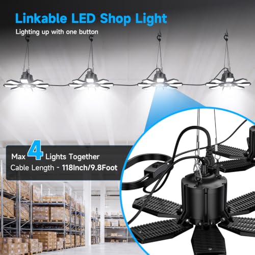 Garage Lights Plug in (8+1/Plug-in)