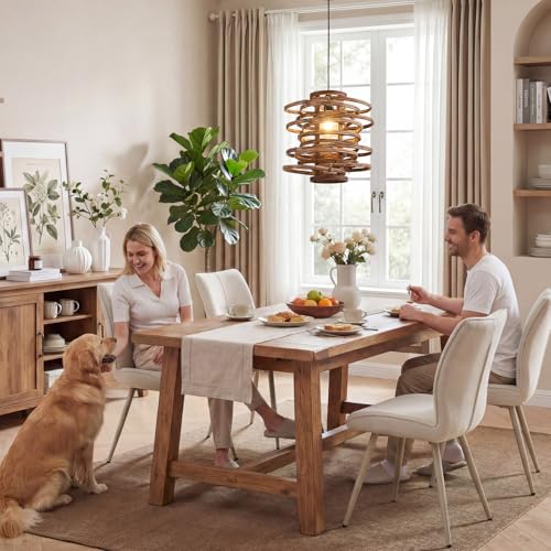 Natural Rattan Pendant Light Hand