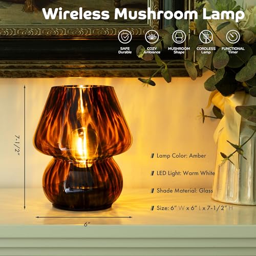 Battery Operated Mushroom Lamp