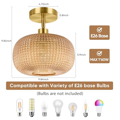 Semi Flush Mount Ceiling Light