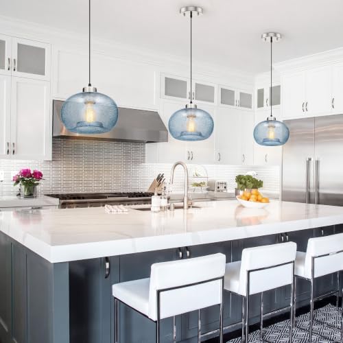 Modern Hand Blown Pendant Lights Kitchen Island (2 Count)