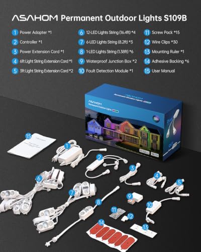 Permanent Outdoor Lights CrestPillar (100 Foot)