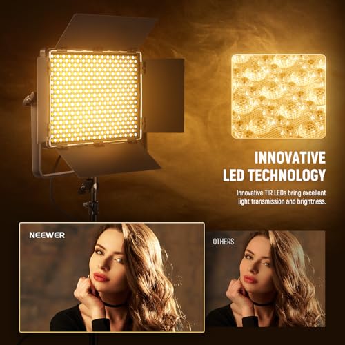 Bi Color LED Panel Video Light APP