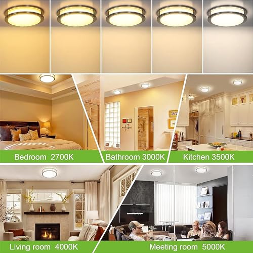 13 inch Flush Mount LED Ceiling Light Fixture