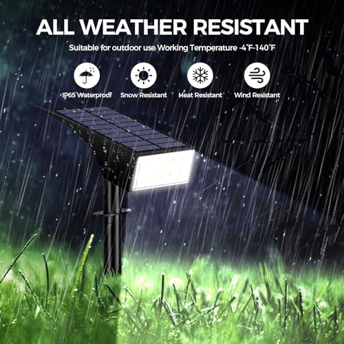 12 Pack Solar Spot Lights Outdoor Landscape Spotlights (12 Count)
