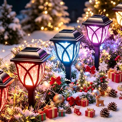 Solar Christmas Lights Outdoor Decor