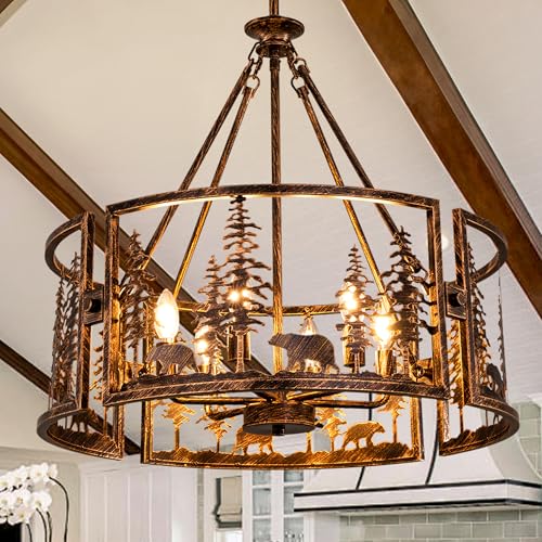 Rustic Chandeliers for Dining Room