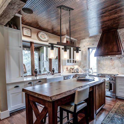 Wood Island Light for Kitchen