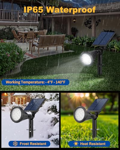Solar Spot Lights Outdoor (10 Count)
