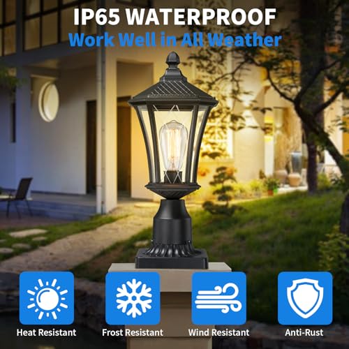 16" Outdoor Post Lights (2 Count)