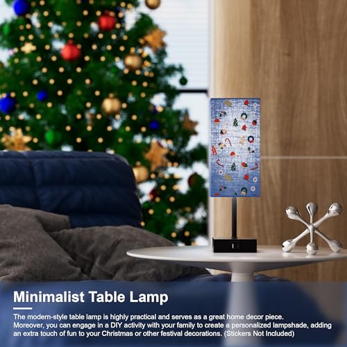 Bedside Table Lamp for Bedroom with 2USB Ports