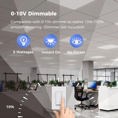 18 Pack 2x2 LED Flat Panel Light (18 Count)