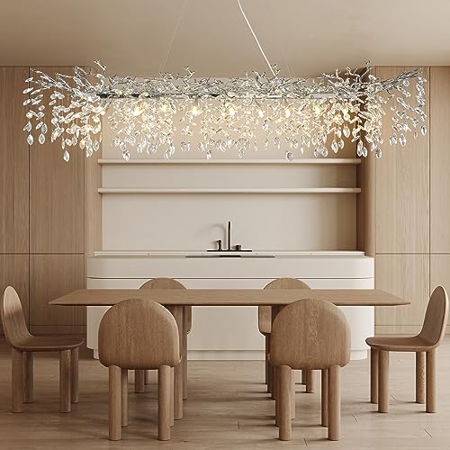 71" Silver Tree Branch Chandelier