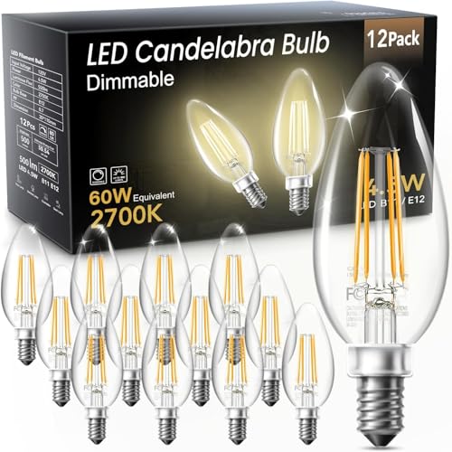 Candelabra LED Bulbs (12 Count)