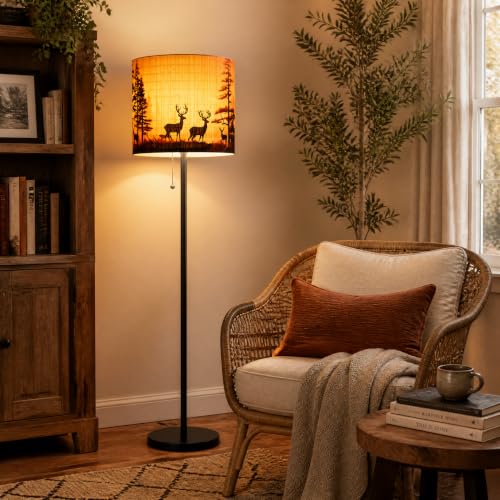 Soft bamboo lampshade for table & floor lamps