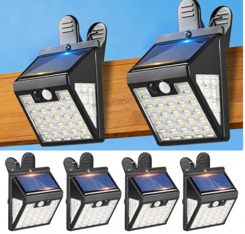 4 Pack Clip On Solar Lights Outdoor