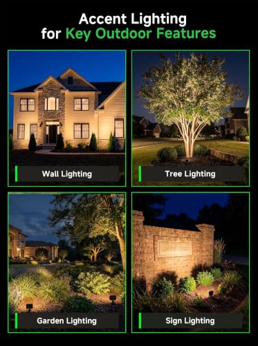 Low Voltage Flood Lights Outdoor (20W Warm White (3000K) / 2 Pack(Wiring Required))