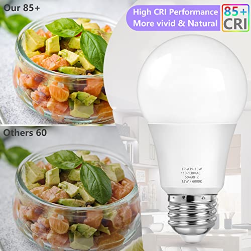A19 LED Light Bulbs (4 Count)