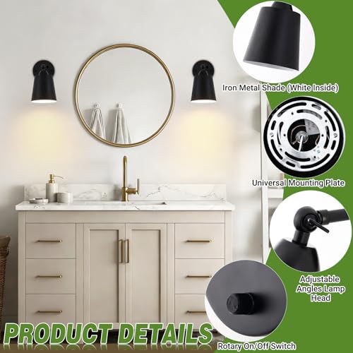 Dimmable Wall Sconces Set of Two (2 Count)