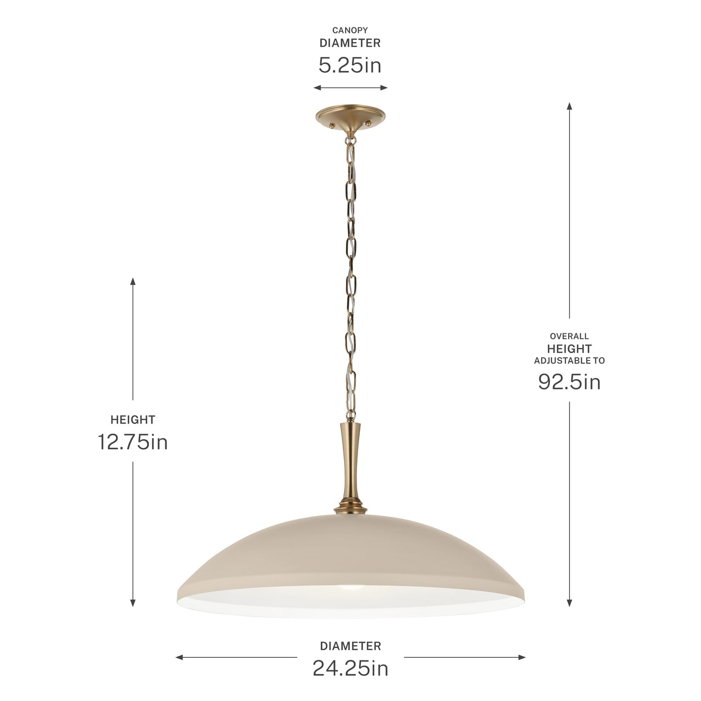 Delarosa 24.25" 1
