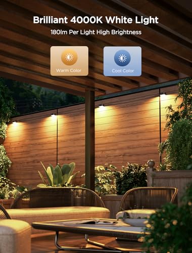 72ft RGBIC Outdoor Deck Lights (12 Count)