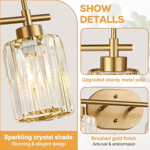 Modern Crystal Bathroom Vanity Light