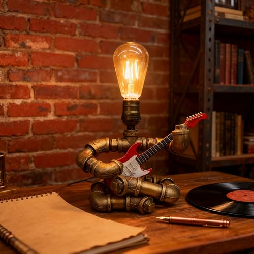 Cool Lamps Cool Industrial Guitar Lamp