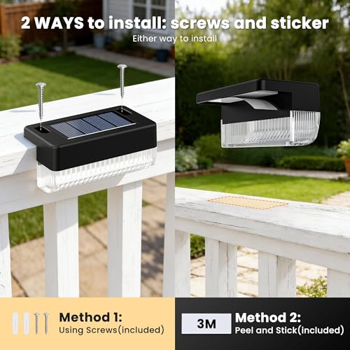 Solar Deck Lights Outdoor (16 Count)