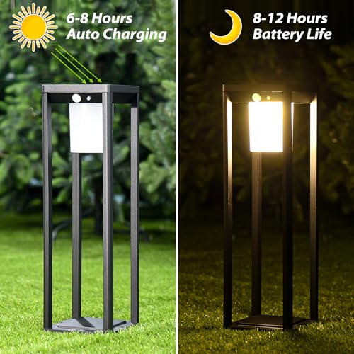 Solar Floor Lamp Outdoor Waterproof (3 Count)