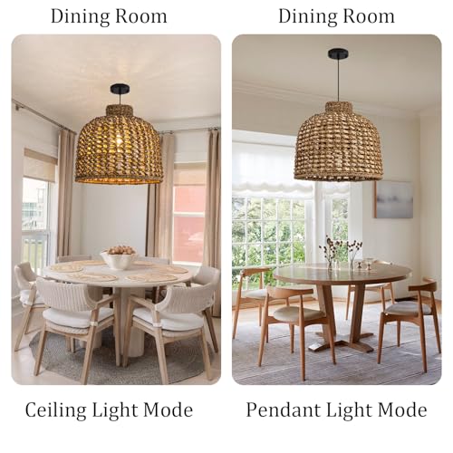 Rattan Pendant Light