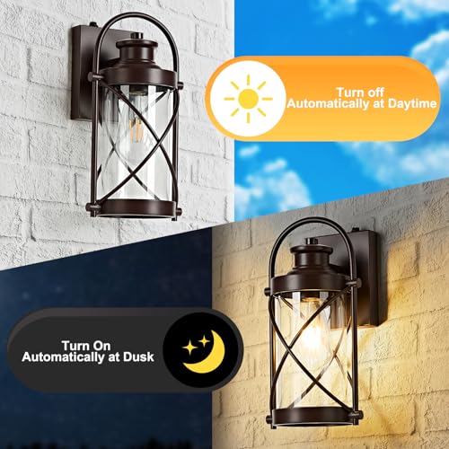 Dusk to Dawn Outdoor Wall Lights Fixtures
