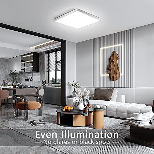 12Inch 24W Square LED Flush Mount Ceiling Light